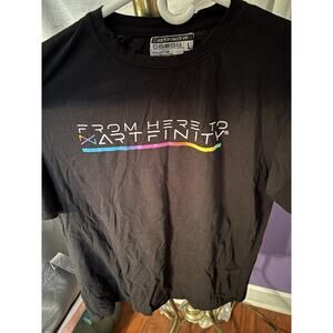 Artfinity Markers Black T-Shirt Large Space Alien